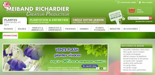 Meilland Richardier, jardinerie en ligne